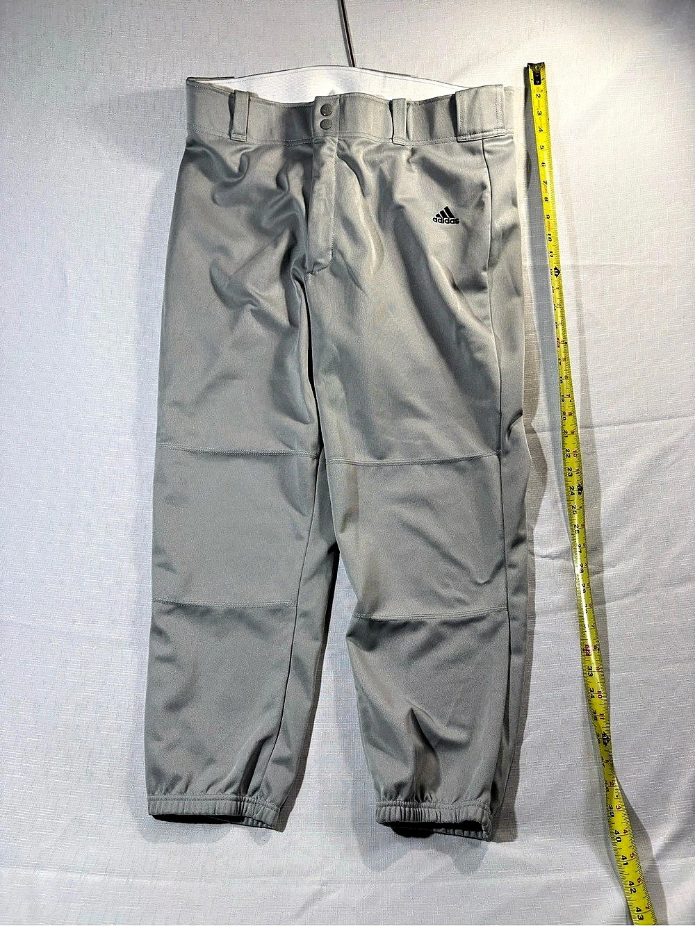 adidas Climalite Open Bottom Baseball Pants Gray